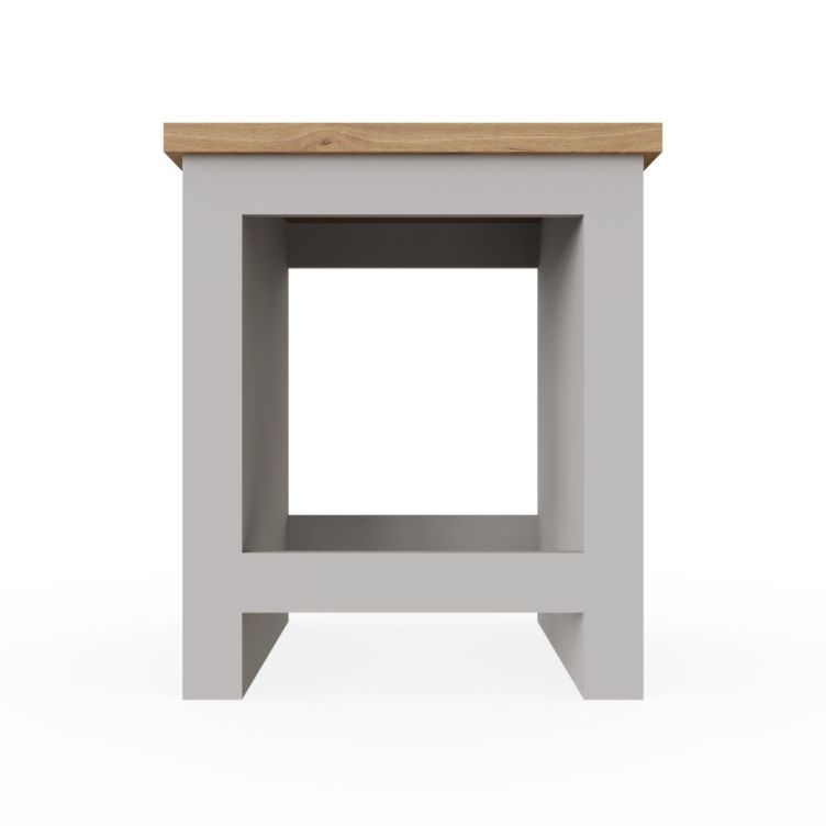 Light Grey Lamp Side Table Ite Range Stylish Storage for Living Room or Bedroom