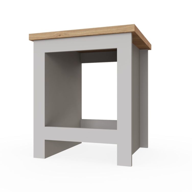 Light Grey Lamp Side Table Ite Range Stylish Storage for Living Room or Bedroom