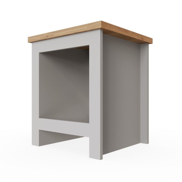 Light Grey Lamp Side Table Ite Range Stylish Storage for Living Room or Bedroom