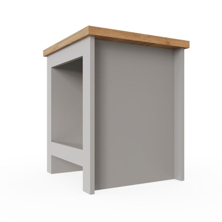 Light Grey Lamp Side Table Ite Range Stylish Storage for Living Room or Bedroom