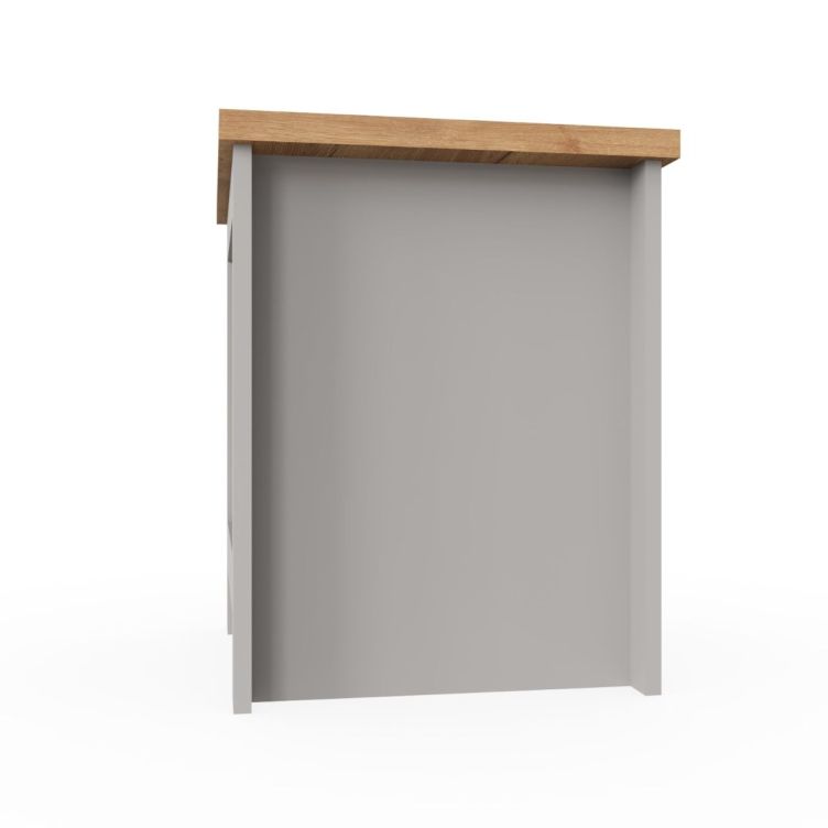 Light Grey Lamp Side Table Ite Range Stylish Storage for Living Room or Bedroom