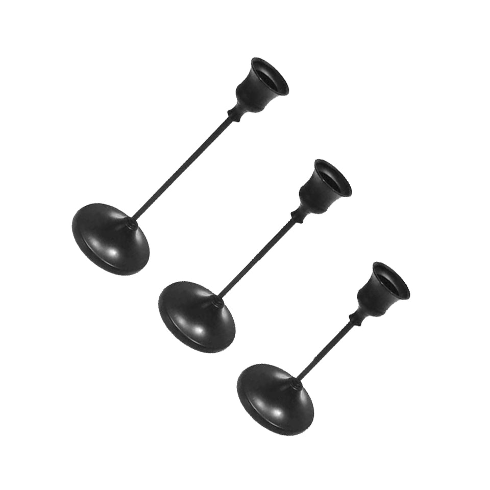 3pcs Candlestick Holder Decorative Candle Holder for Fireplace Dinning Table Home Decorations