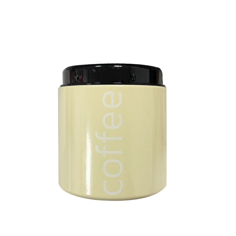 Airtight Food Canister Set 3 Piece Silk White Tea Coffee Sugar Canisters Jars