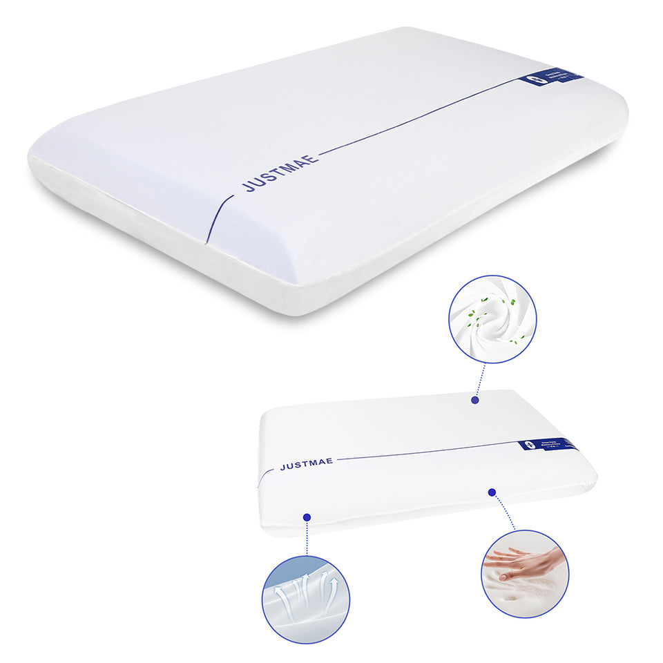 Ergonomic Memory Foam Pillow – Cervical Neck Support for Back, Side & Stomach Sleepers