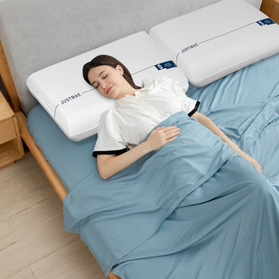 Ergonomic Memory Foam Pillow – Cervical Neck Support for Back, Side & Stomach Sleepers