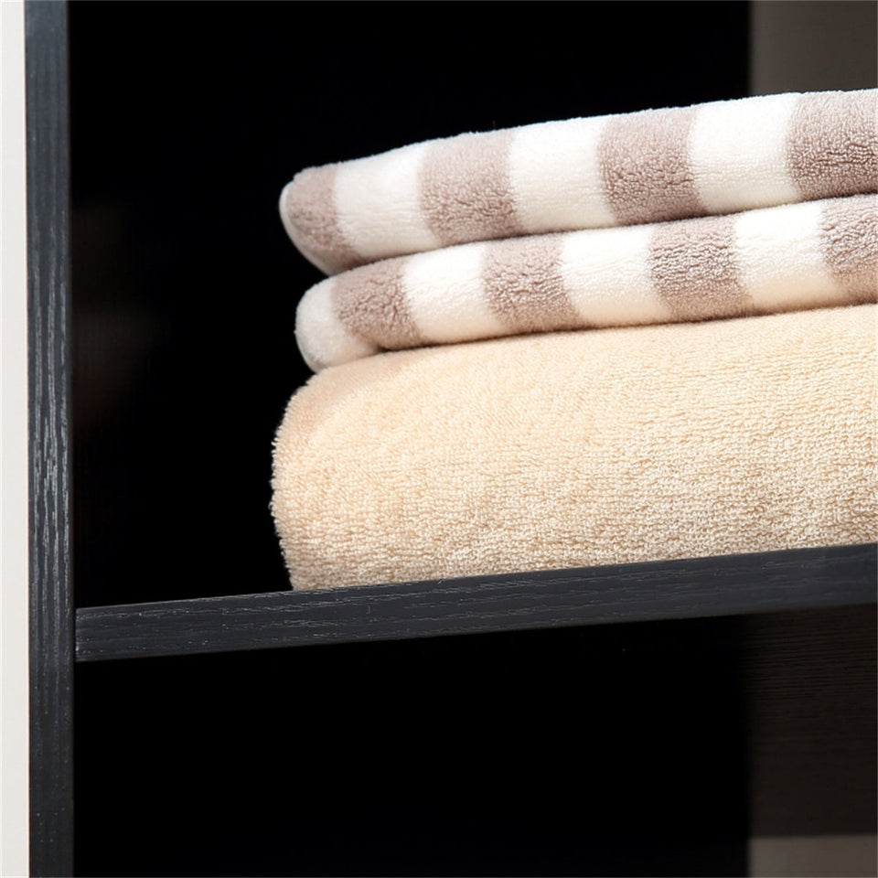 Rolling Wardrobe with Aluminium Hanging Rail and Shelves for Bedroom, Cloakroom, Guest Room