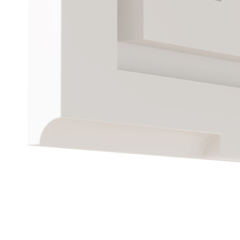 Modern LED Mirror Bathroom Cabinet with Shelves, USB Ports, and Time Display