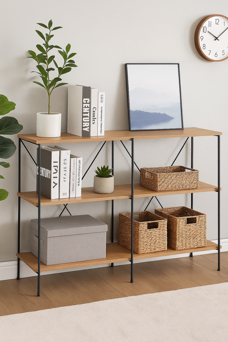 Leyo Cube Tier Shelving Storage Shelves  Bookcase Unit