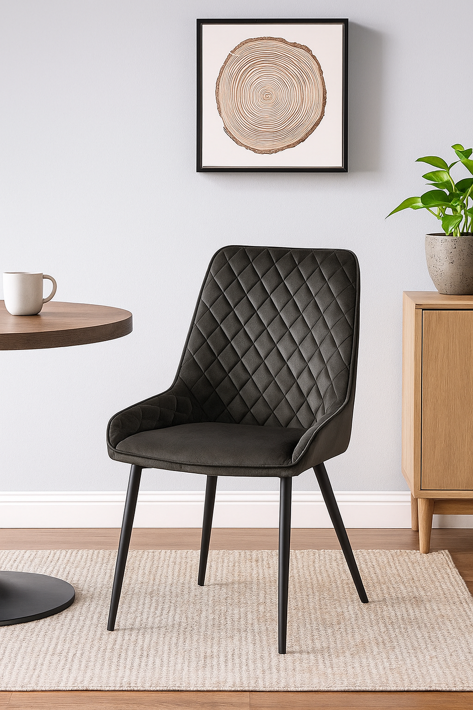 Signature Blue Dining Chair - GUN METAL GREY (Pack of Two)