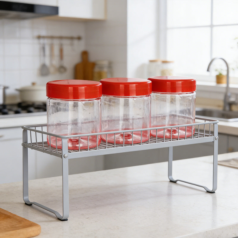 Set of reusable plastic kitchen food storage containers with secure lids, ideal for preserving leftovers and pantry organization.