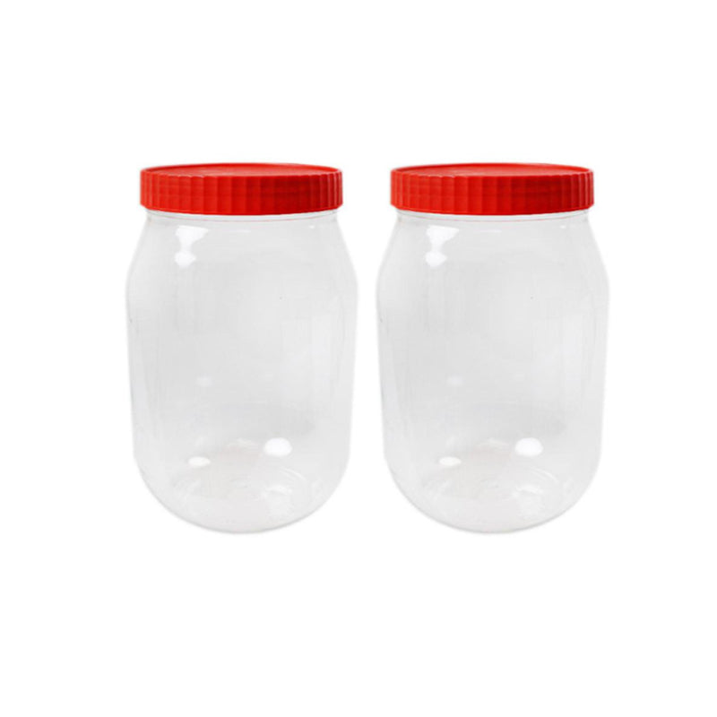 Set of reusable plastic food storage containers with secure lids from Lavish Kitchen Isle, ideal for pantry organization and food preservation.