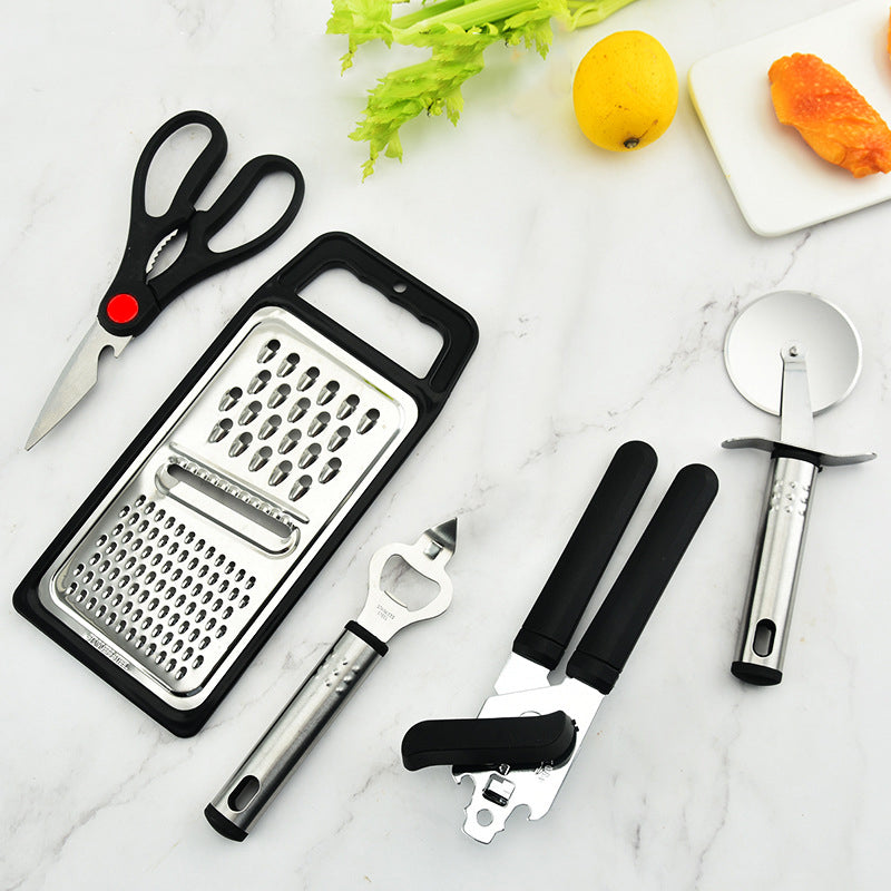 Set of 17 durable plastic kitchen utensils including spoons, spatulas, and tongs from Lavish Kitchen Isle for cooking and baking.