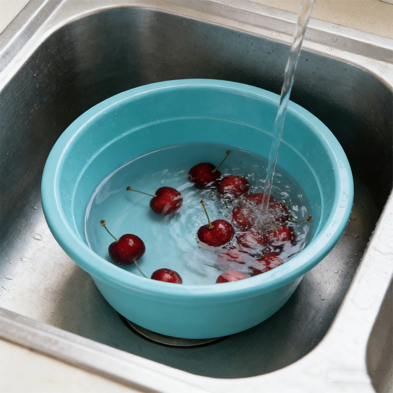 Lavish Kitchen Isle lightweight plastic washing up bowl in 39cm with random colors, ideal for kitchen dishwashing and cleaning tasks.