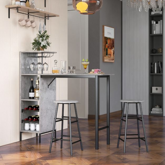 Counter Height Dining Table Set for Bistro Living Room