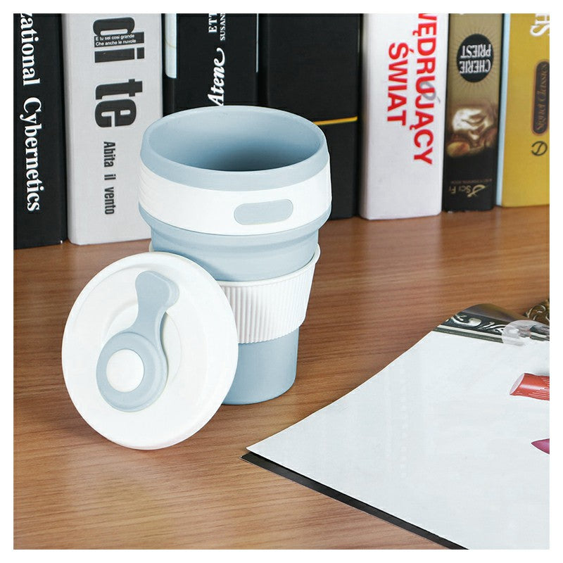 Collapsible Silicone Telescopic Water Bottle Foldable Portable Leakproof Cup