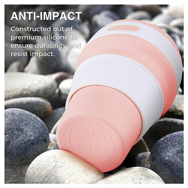 Collapsible Silicone Telescopic Water Bottle Foldable Portable Leakproof Cup
