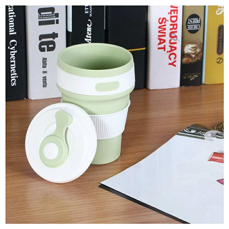Collapsible Silicone Telescopic Water Bottle Foldable Portable Leakproof Cup