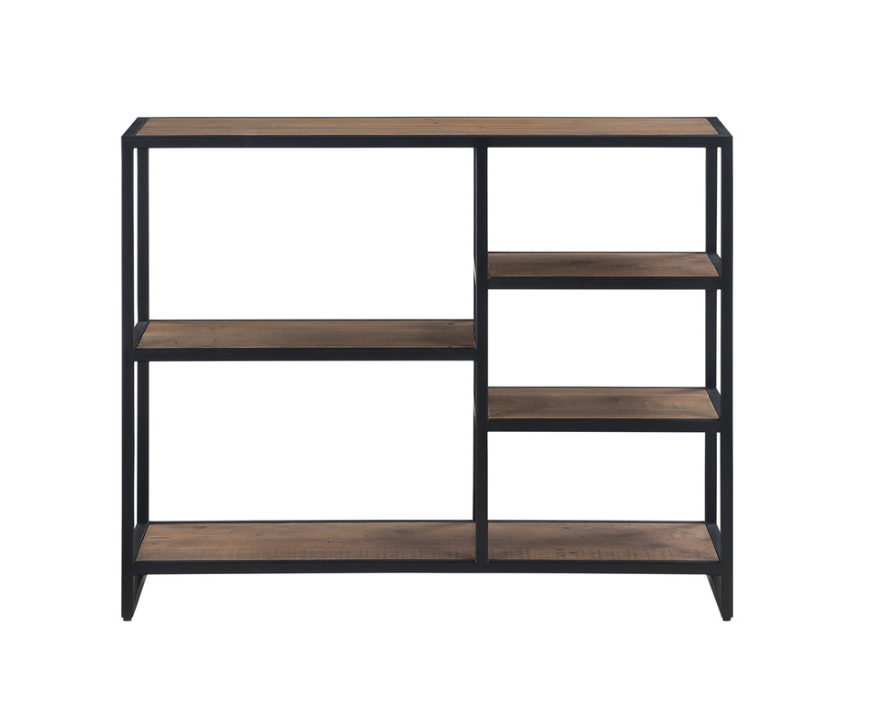 Ooki Reclaimed Wood  Low Open Bookcase