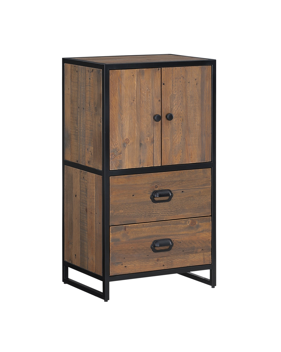 Ooki Reclaimed Wood- Modular Medium Cupboard with doors