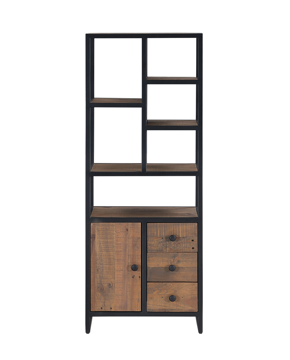Ooki Reclaimed Wood-  Modular Tall with doors / drawers / shelves