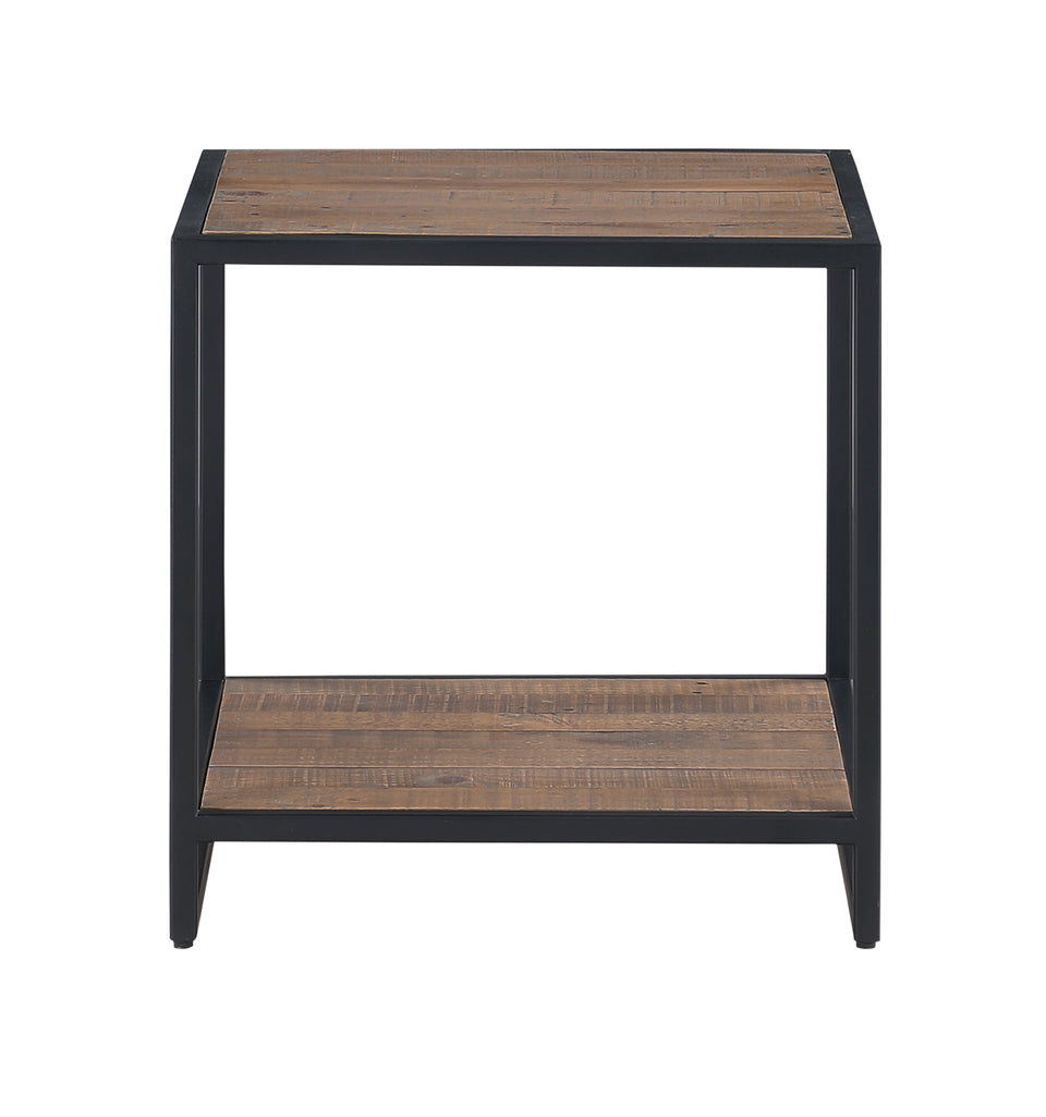 Ooki Reclaimed Wood-  Lamp / Side Table Open