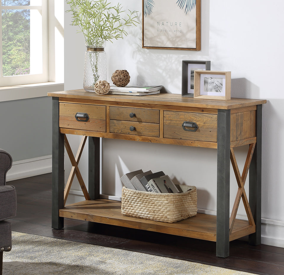 Urban Elegance - Reclaimed Console Table