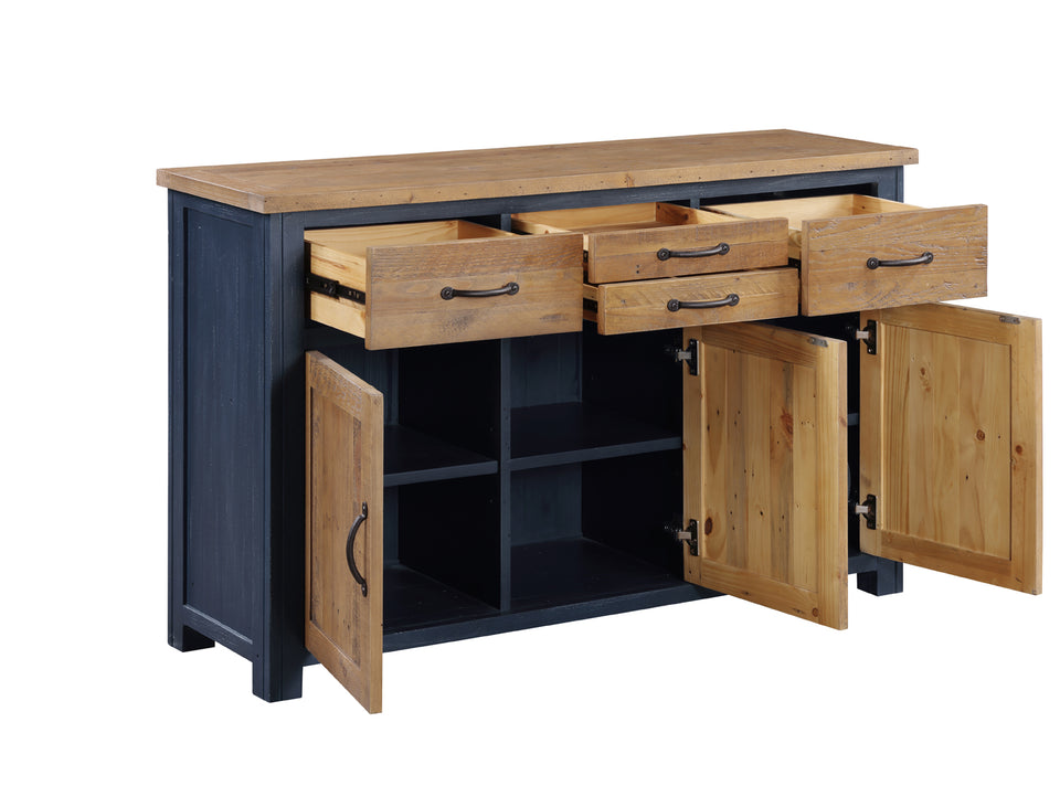 Splash of Blue - Sideboard 3 Door / 3 Drawer