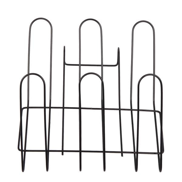 Multifunctional S-shaped Dual Layers Dish Drain Rack Black