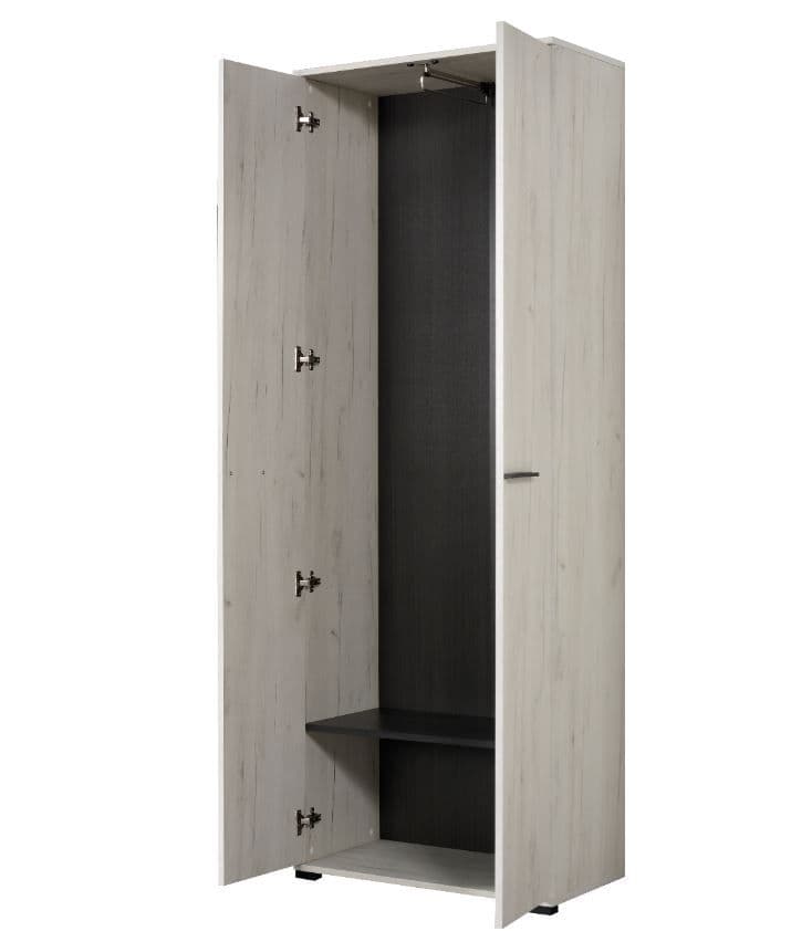 Space-Saving 2 Door Wardrobe for Compact Bedrooms