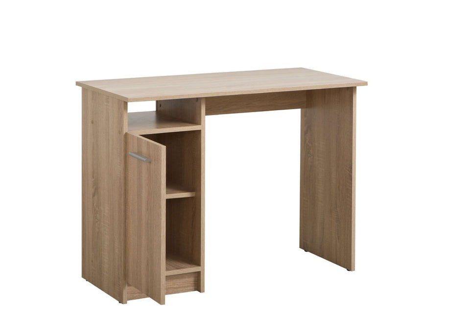 Enclave Sonoma Oak Effect Computer Desk Ideal for Home Office, Study, or Laptop Workstation