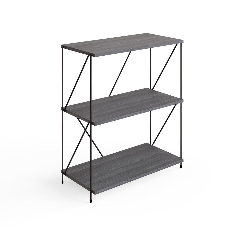 Leyo 3 Tier Shelving Storage Shelves  Bookcase Unit