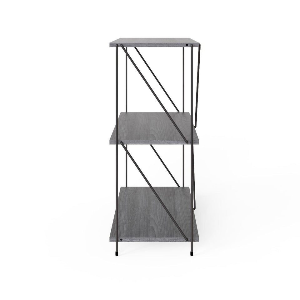 Leyo 3 Tier Shelving Storage Shelves  Bookcase Unit