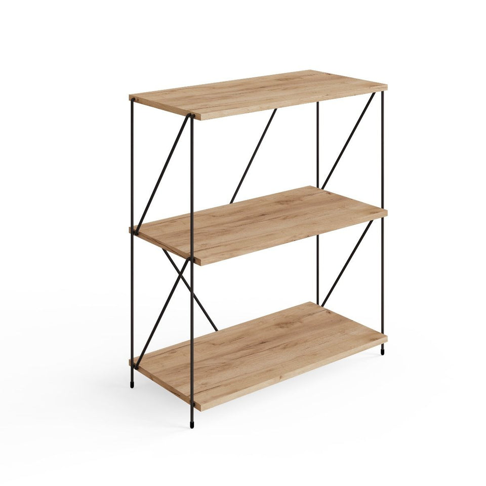 Leyo 3 Tier Shelving Storage Shelves  Bookcase Unit