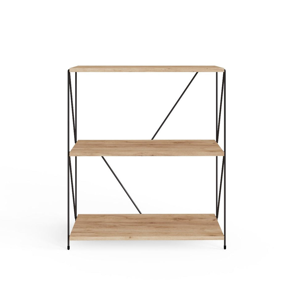 Leyo 3 Tier Shelving Storage Shelves  Bookcase Unit