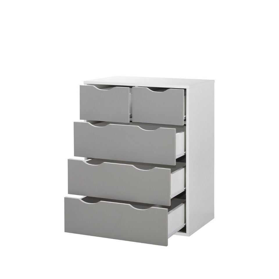 3 Piece Bedroom Furniture set Wardrobe Bedside Cabinet Chest of Drawers Set 3+2 Drawer