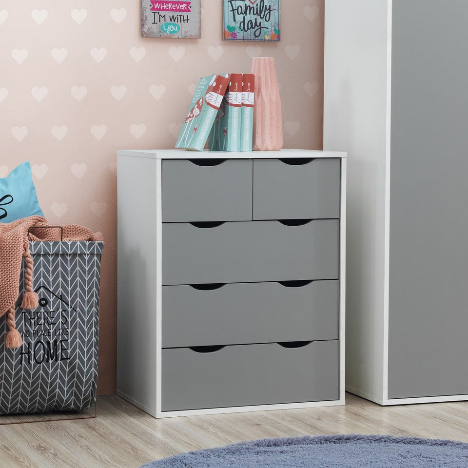 3+ 2 Chest of Drawers Bedroom Furniture Bedside Cabinet Storage