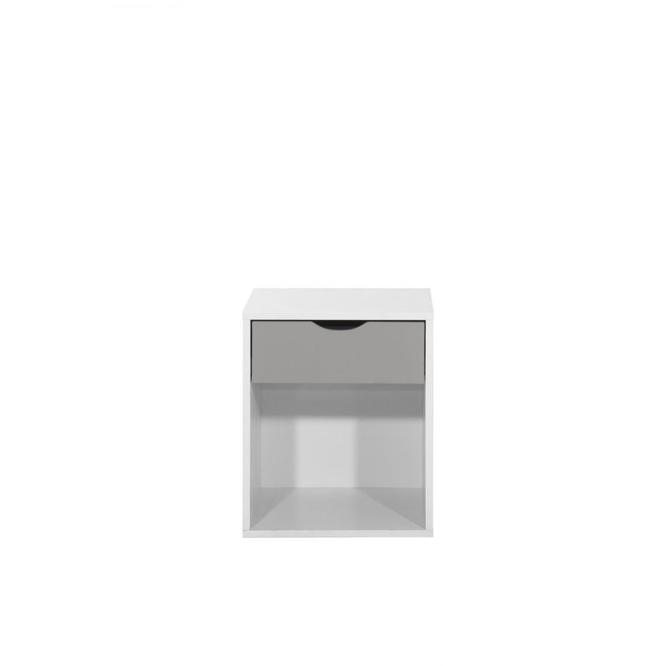 Modern Nightstand with 1 Drawer Bedroom Furniture Bedside Cabinet Storage