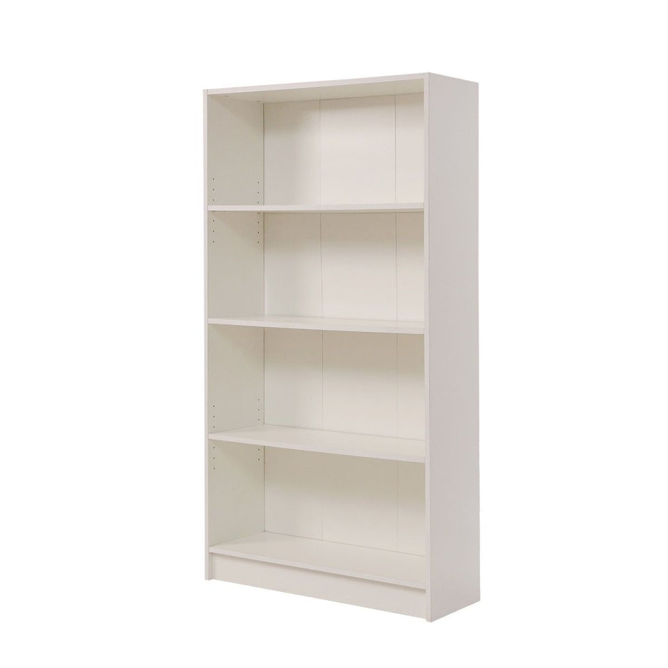 Modern Design Tall Bookcase 4 Tier Adjustable Shelves Unit.