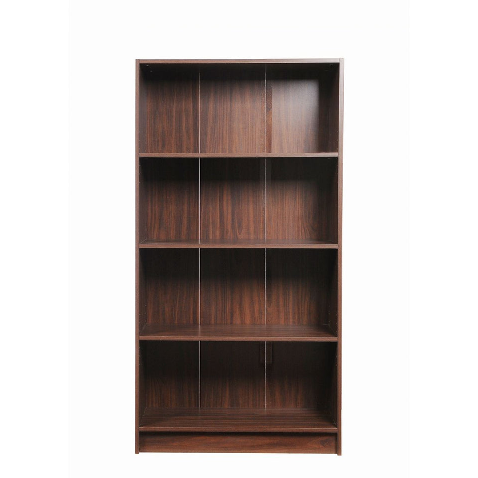 Modern Design Tall Bookcase 4 Tier Adjustable Shelves Unit.