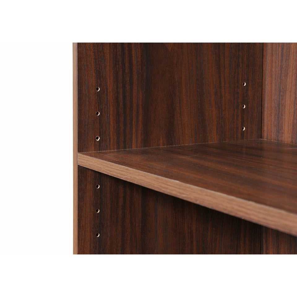 Modern Design Tall Bookcase 4 Tier Adjustable Shelves Unit.