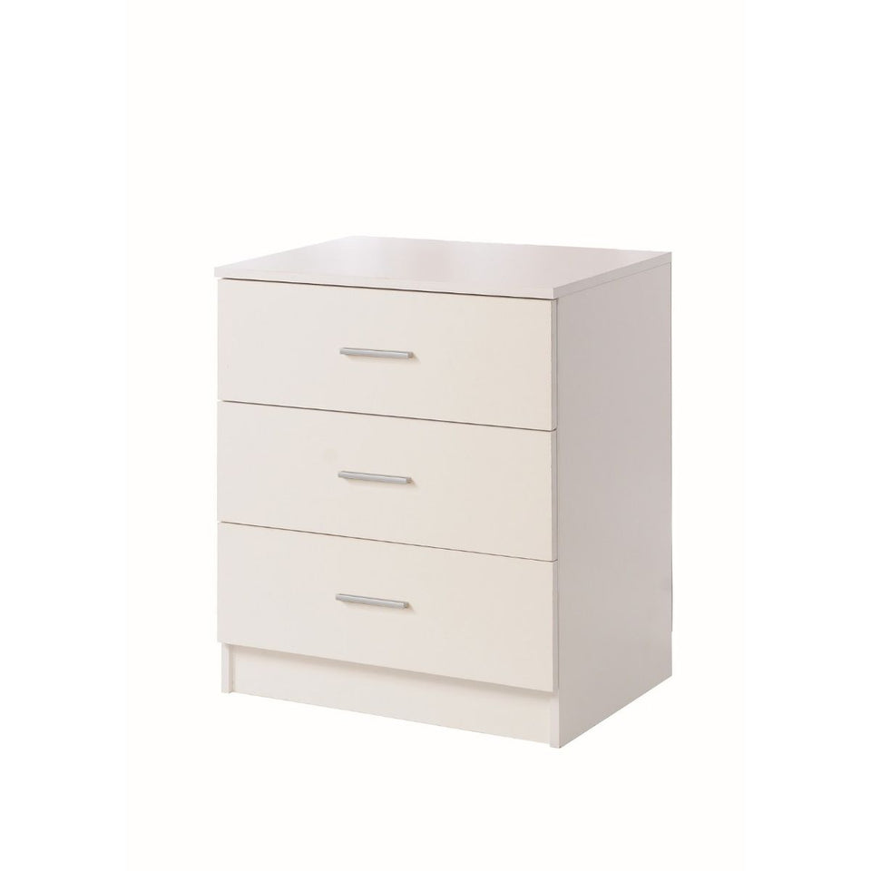 3 Piece Bedroom Furniture Set Wardrobe Bedside Cabinet Chest of Drawers in Stylish Finishes