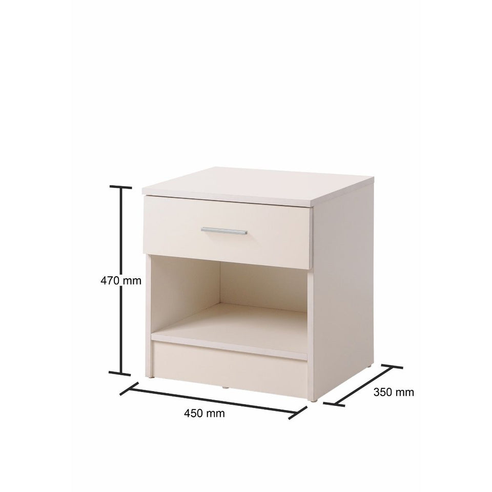 3 Piece Bedroom Furniture Set Wardrobe Bedside Cabinet Chest of Drawers in Stylish Finishes