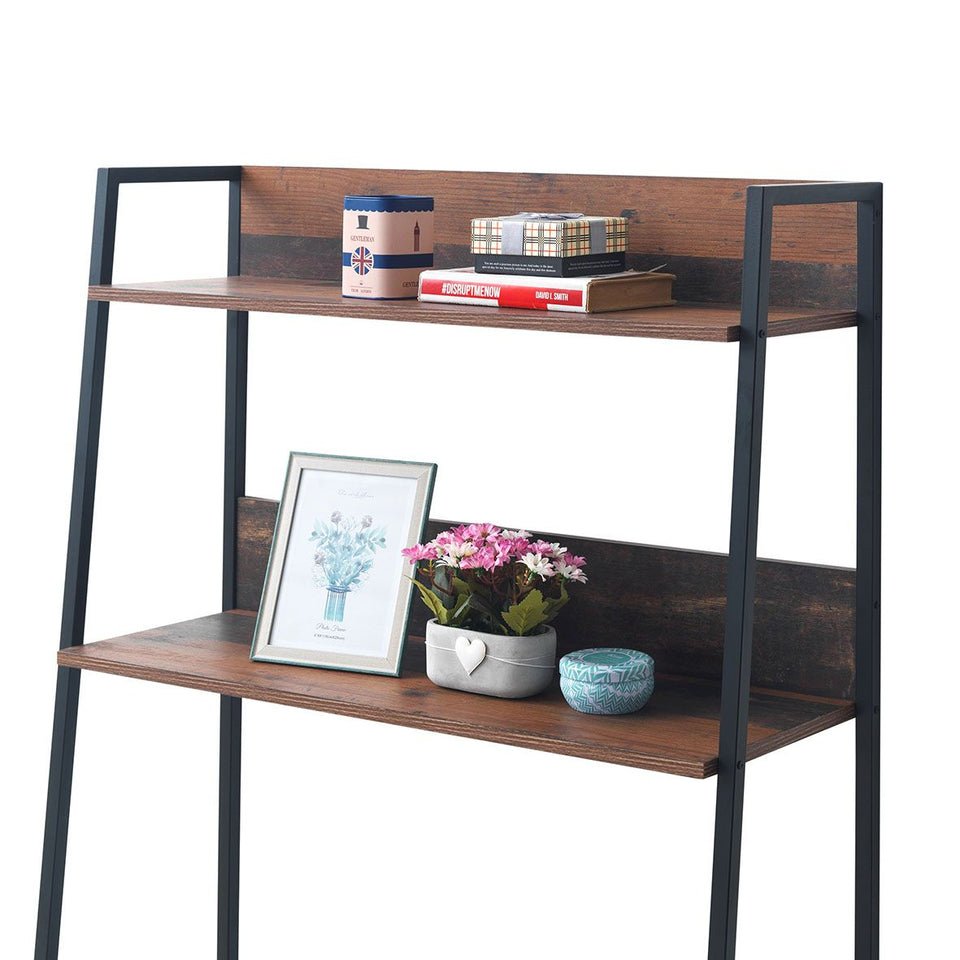 Rustic Oak Home Desk Table with 1 Drawer Study Office Computer Laptop Workstation