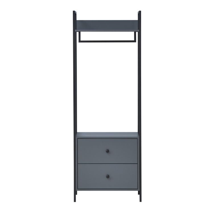 Open Wardrobe with 2 Drawers Stylish Bedroom Furniture for Wardrobe Storage and Organisation