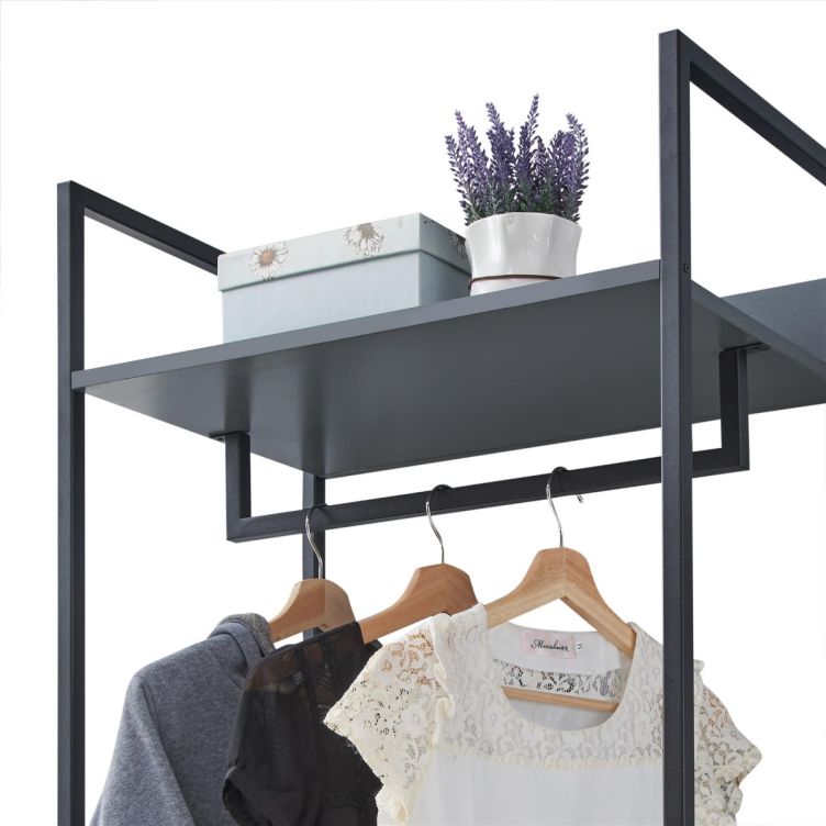 Open Wardrobe with 2 Drawers Stylish Bedroom Furniture for Wardrobe Storage and Organisation