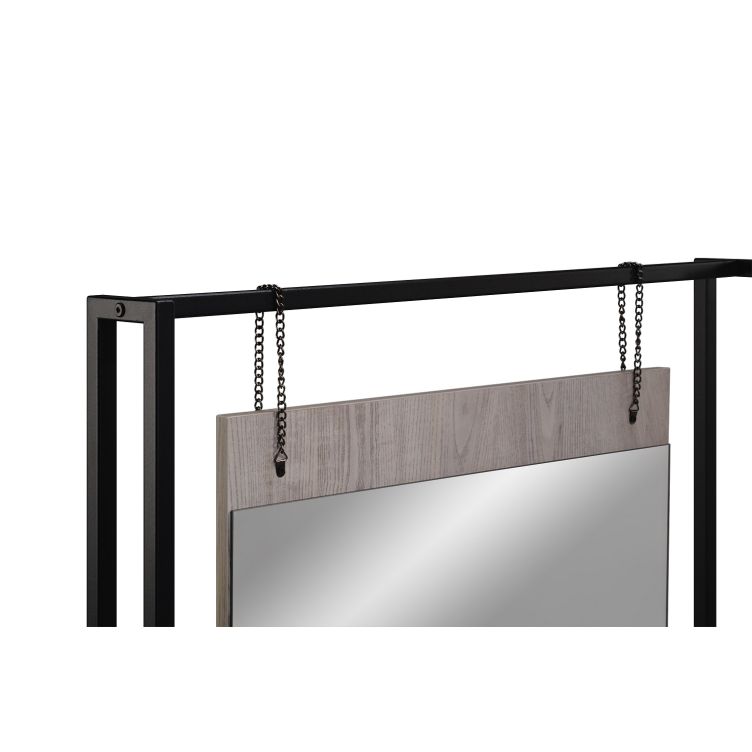 Stylish Ash Oak Dressing Table with Mirror – Modern Makeup Desk for Elegant Bedrooms