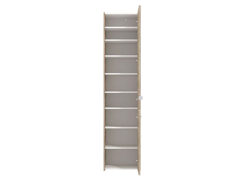 Full-Length Mirror Shoe Storage Cupboard – Holds 30 Pairs