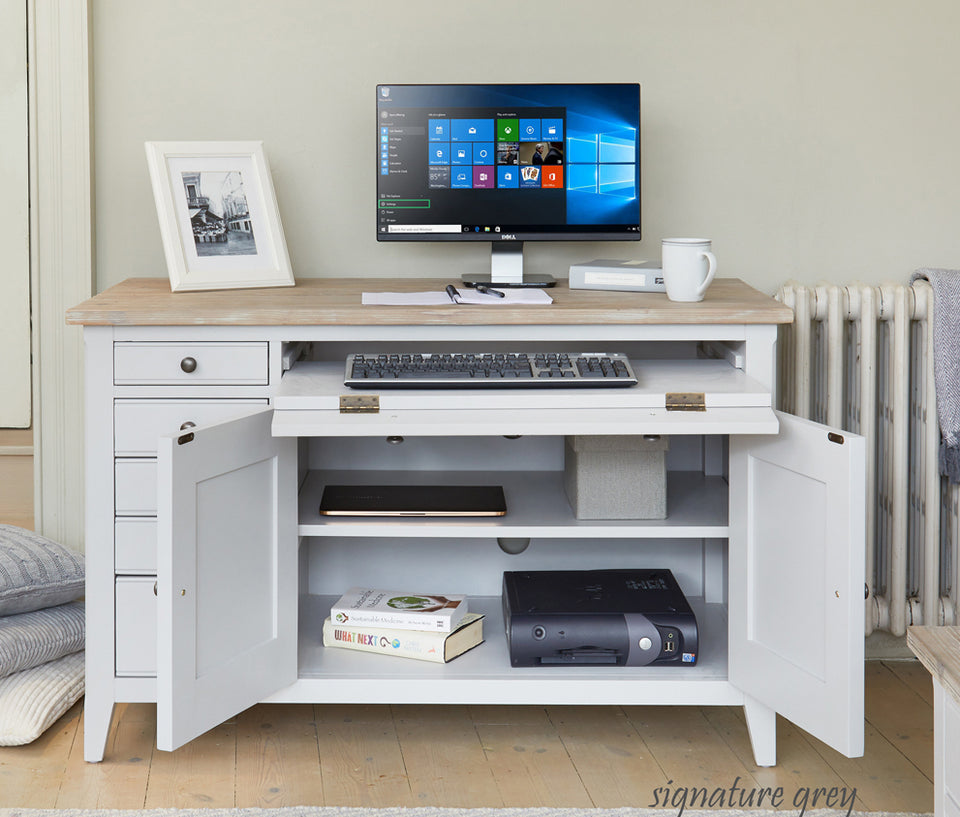 Signature Hidden Home Office Desk