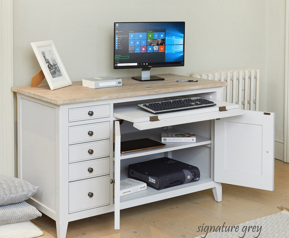 Signature Hidden Home Office Desk