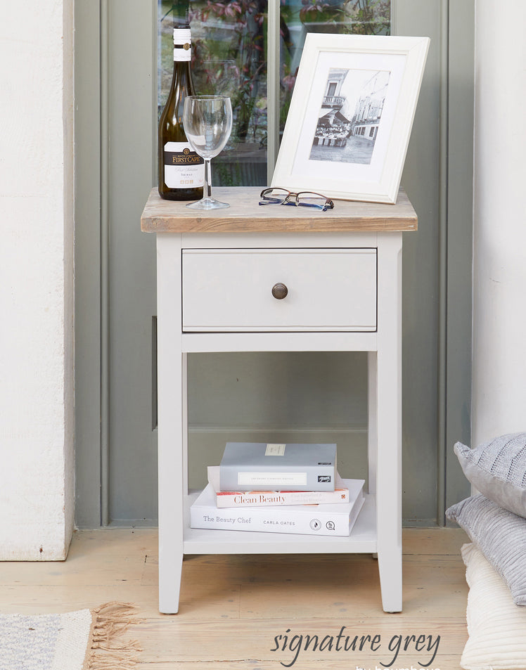 Signature One Drawer Lamp Table
